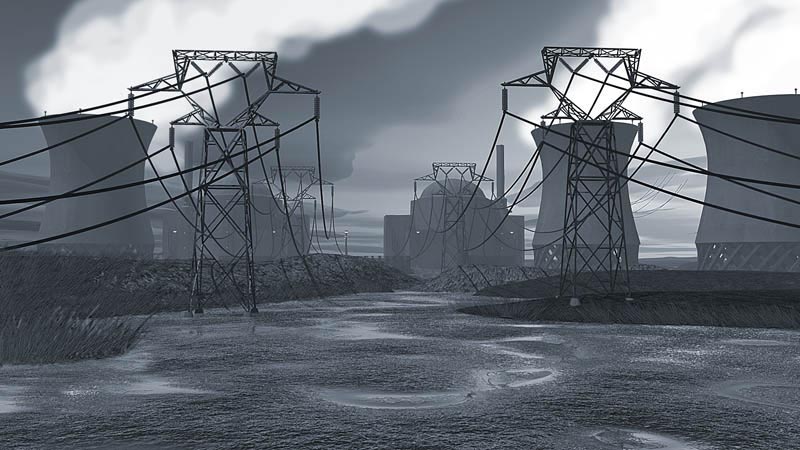 Une centrale Nucléaire 3D, écologie appliquée vue par un industriel